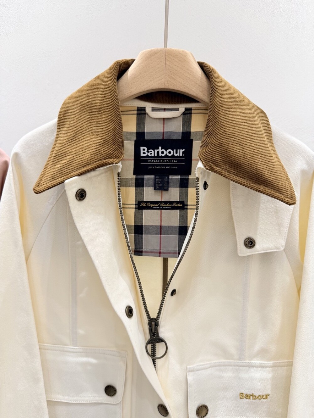 Barbour Cropped Beadnell Casual Jacket - Picture 3 of 9